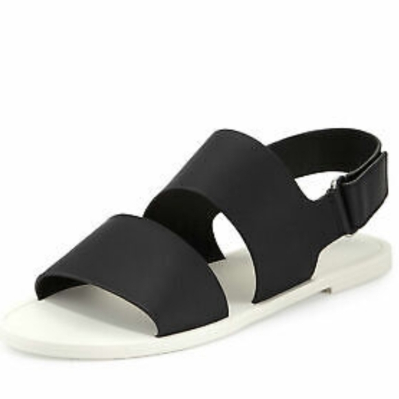 Vince Women Soutce Slingback Ankle Leather Sandals Slide shoes sz 8.5 - Picture 1 of 12